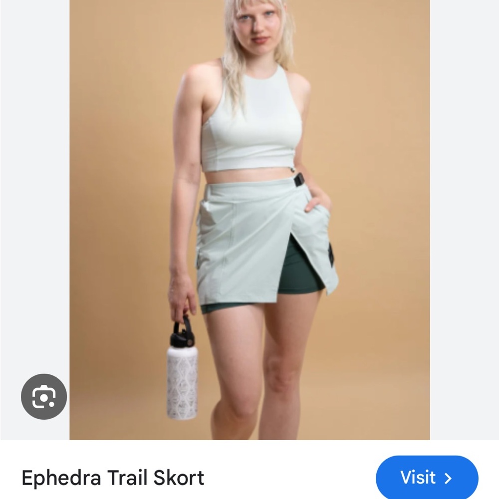 Wonderly Ephedra Trail Skort with Wrap Detail